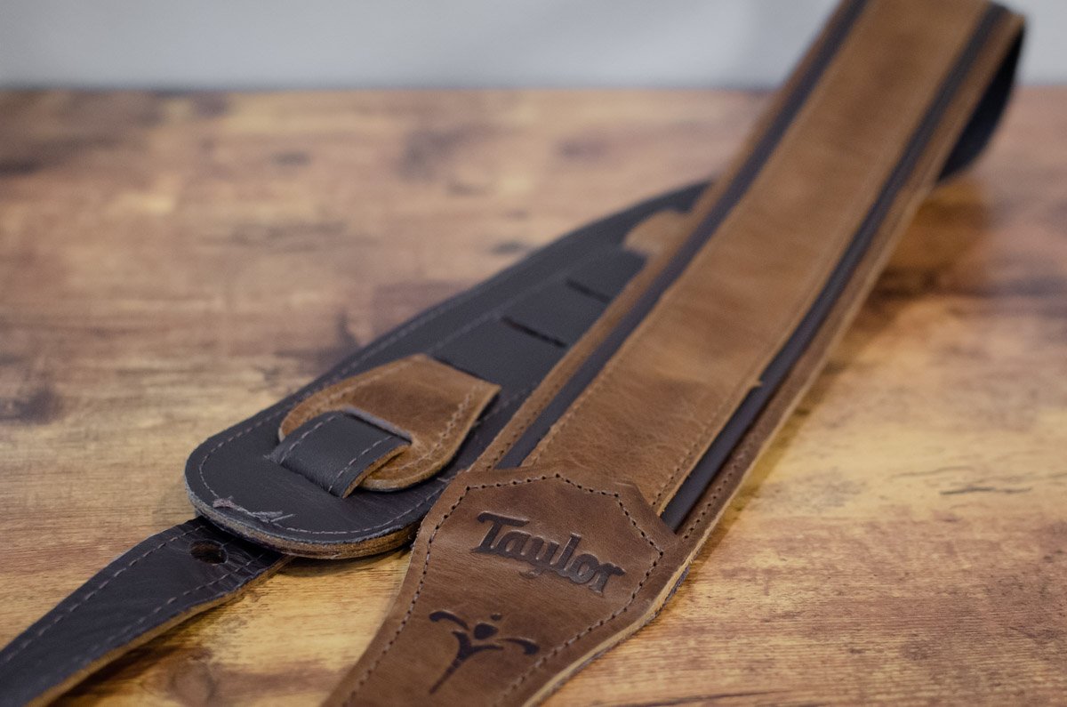 Taylor Fountain Strap, Leather, 2.5", Weathered Brown