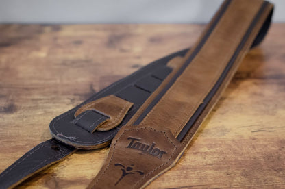 Taylor Fountain Strap, Leather, 2.5", Weathered Brown