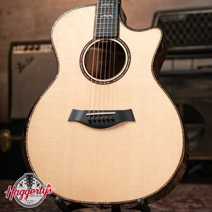 new Taylor 914ce LTD Koa Sitka Spruce Grand Auditorium Acoustic Electric Guitar Shaded Edge Burst with Hardshell Case haggertys 01