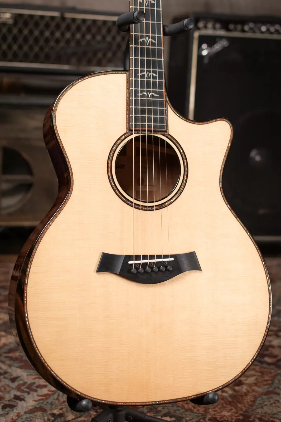 Taylor 914ce LTD Koa/Sitka Spruce Grand Auditorium Acoustic/Electric Guitar - Shaded Edge Burst with Hardshell Case
