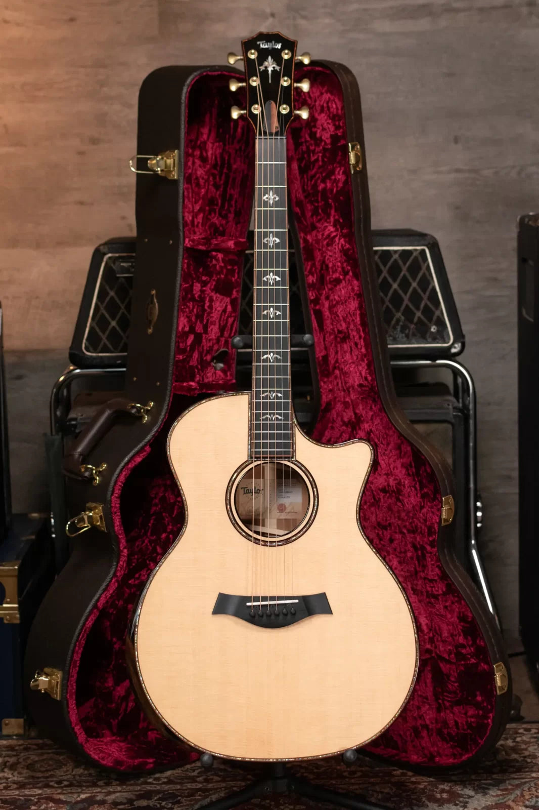 new Taylor 914ce LTD Koa Sitka Spruce Grand Auditorium Acoustic Electric Guitar Shaded Edge Burst with Hardshell Case haggertys 14