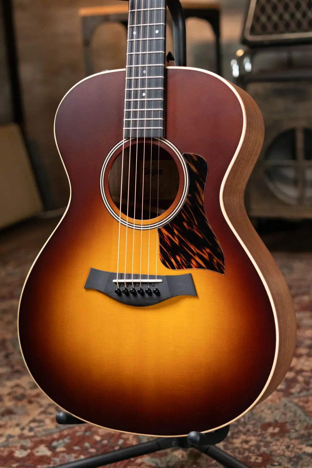 Taylor AD12e-SB Grand Concert Acoustic/Electric - Tobacco Sunburst with Aerocase - Factory Demo
