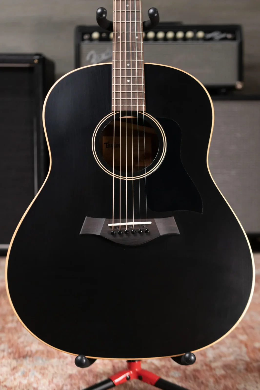 Taylor AD17e Blacktop Grand Pacific Acoustic/Electric with Aerocase - Factory Demo