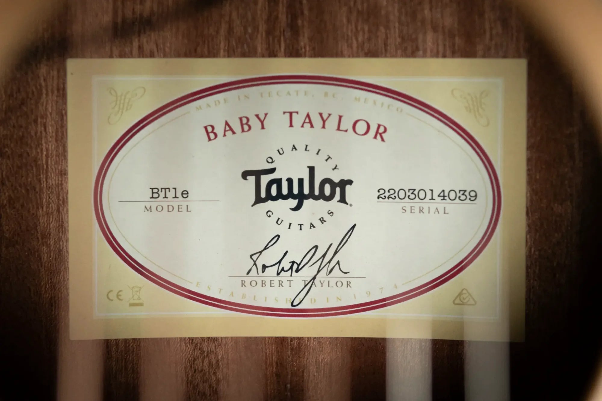 Taylor BT1e Baby Taylor Acoustic-Electric Guitar with Gig Bag