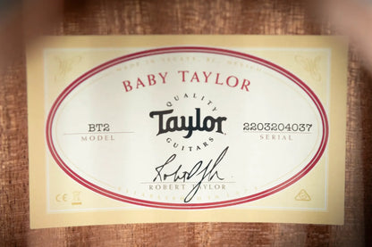Taylor BT2 Mahogany Acoustic Guitar with Gig Bag