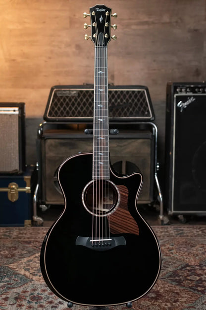 Taylor Builder's Edition 814ce Blacktop Acoustic/Electric Guitar with Hardshell Case
