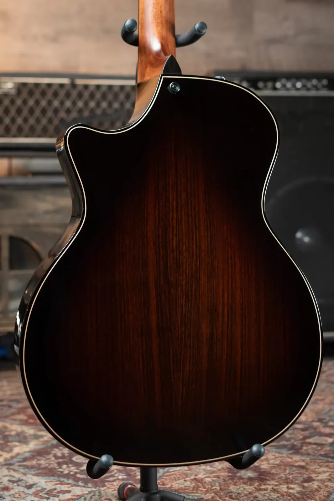 Taylor Builder's Edition 814ce Blacktop Acoustic/Electric Guitar with Hardshell Case