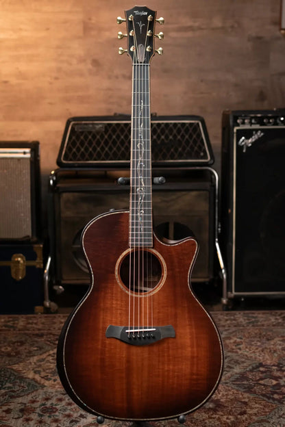 Taylor Builder's Edition K24ce V-Class Grand Auditorium Acoustic/Electric Guitar with Deluxe Hardshell Case - Factory Demo