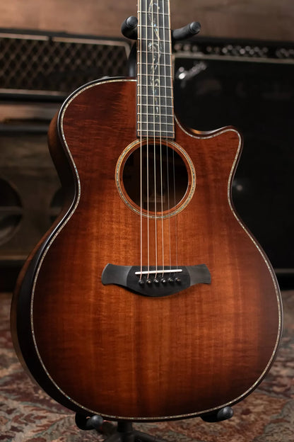 Taylor Builder's Edition K24ce V-Class Grand Auditorium Acoustic/Electric Guitar with Deluxe Hardshell Case - Factory Demo