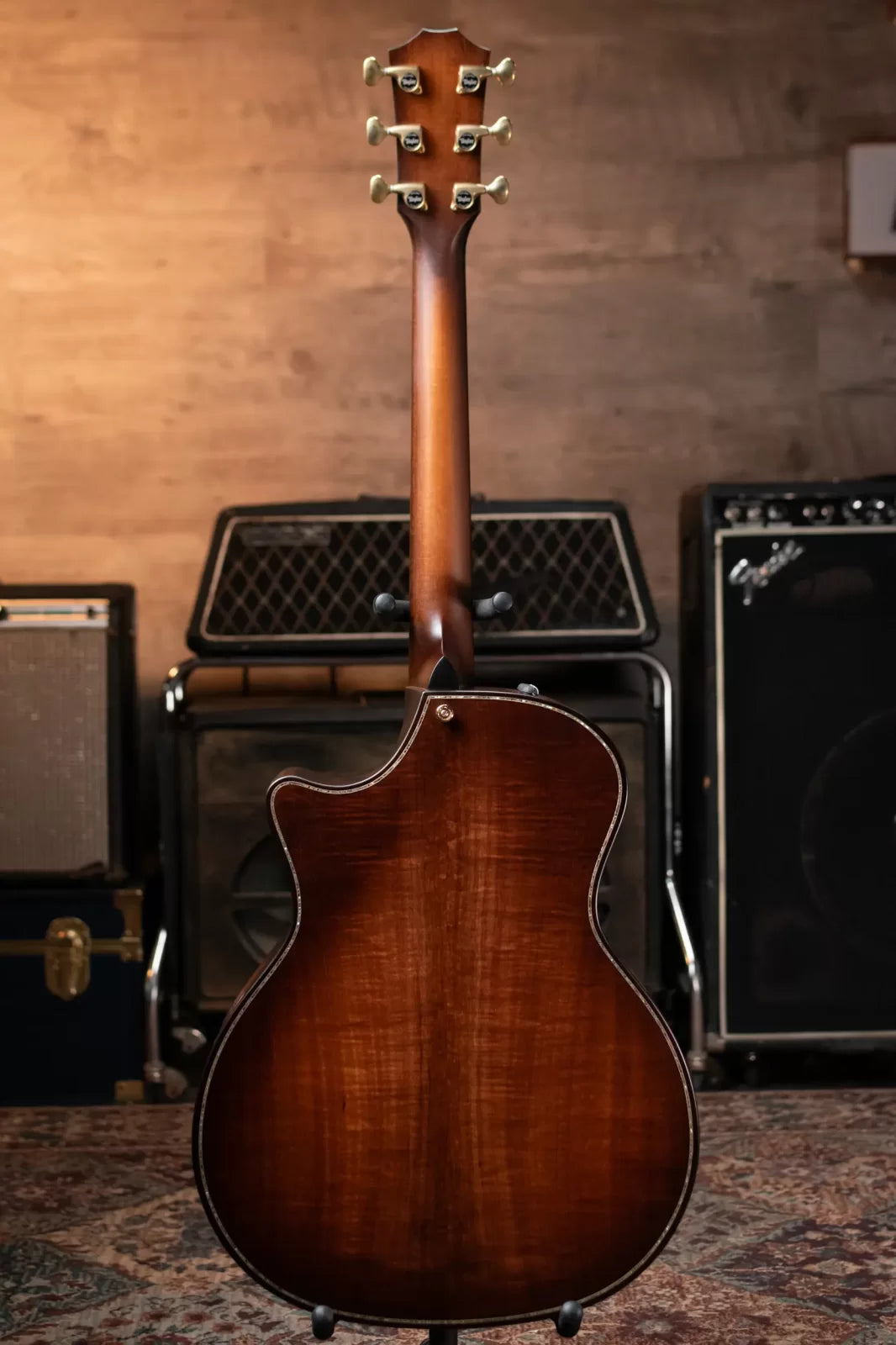 Taylor Builder's Edition K24ce V-Class Grand Auditorium Acoustic/Electric Guitar with Deluxe Hardshell Case - Factory Demo