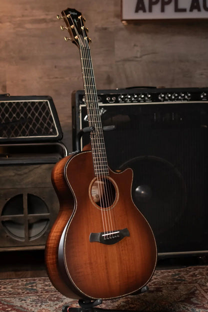 Taylor Builder's Edition K24ce V-Class Grand Auditorium Acoustic/Electric Guitar with Deluxe Hardshell Case - Factory Demo