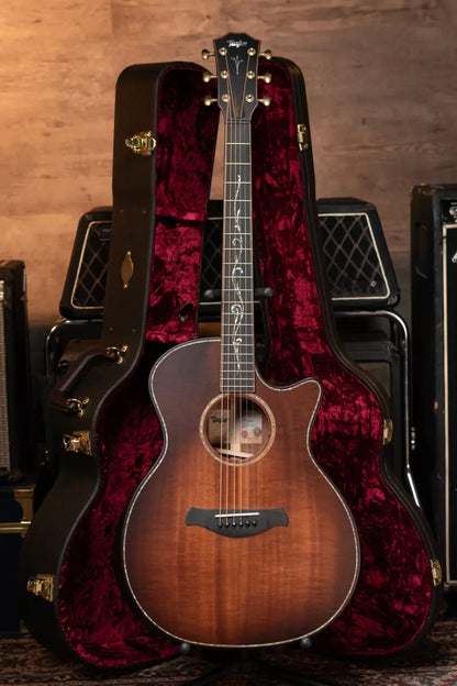 Taylor Builder's Edition K24ce V-Class Grand Auditorium Acoustic/Electric Guitar with Deluxe Hardshell Case - Factory Demo