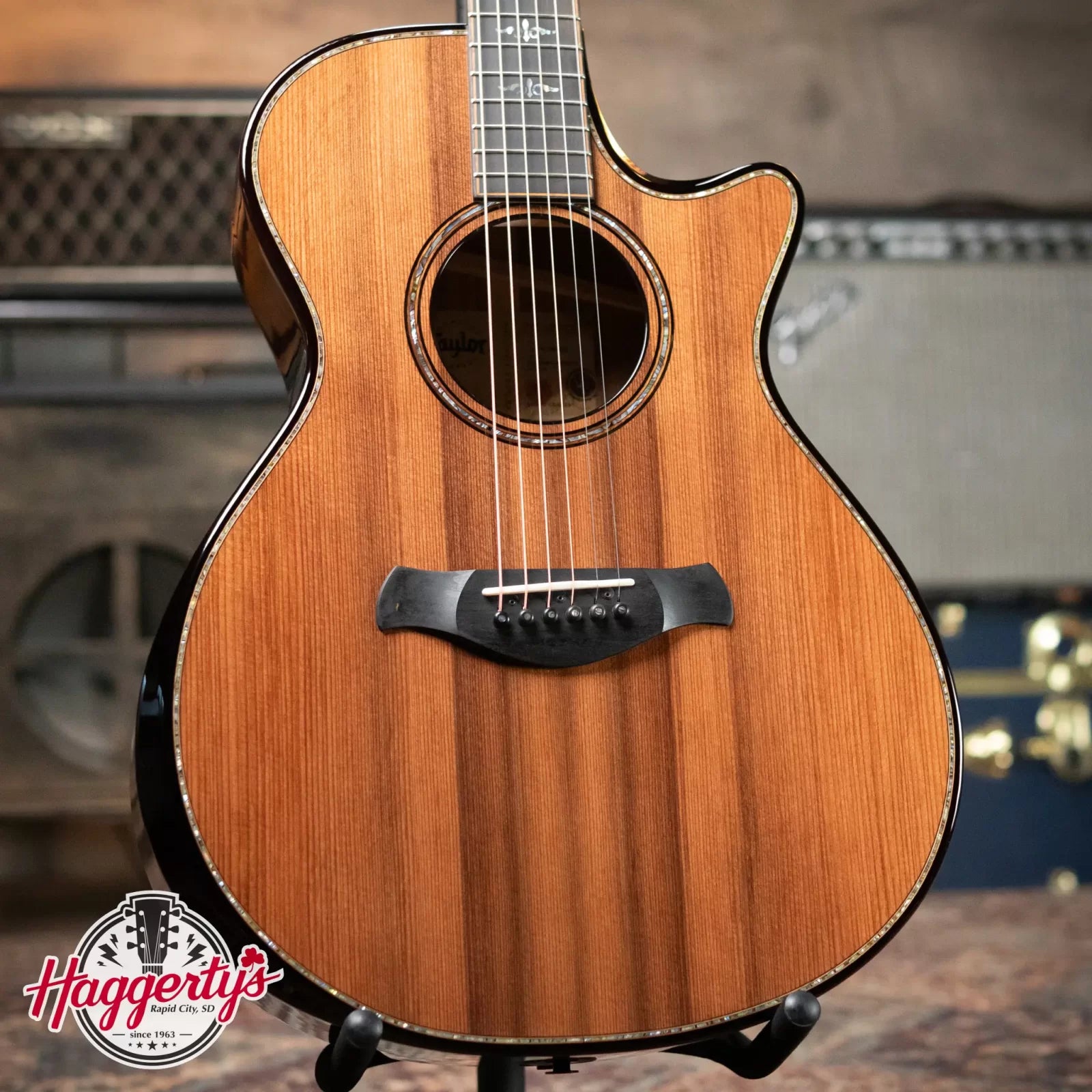 Taylor Builder's Edition 912ce Honduran Rosewood/Sinker Redwood Grand Concert Acoustic/Electric with Deluxe Hardshell Case