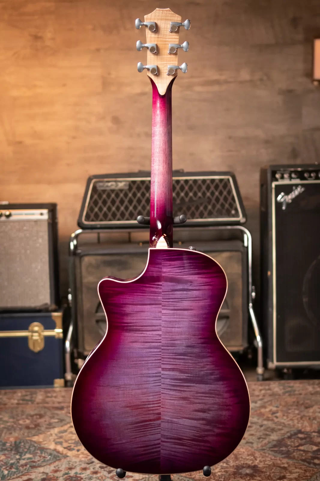Taylor ‘24 Catch Custom C14ce #8 Grand Auditorium Figured Maple Acoustic/Electric Guitar with Hardshell Case