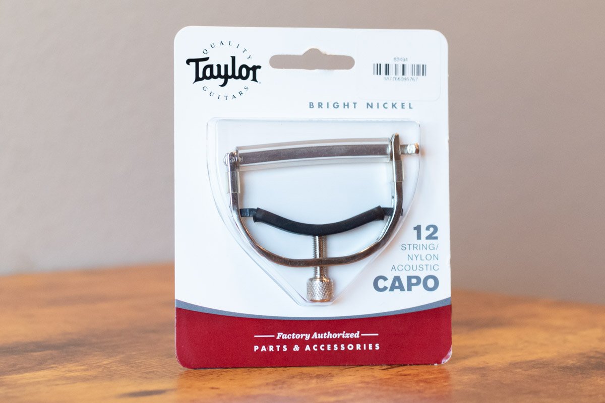 Taylor Capo, 12-String/Nylon, Bright Nickel