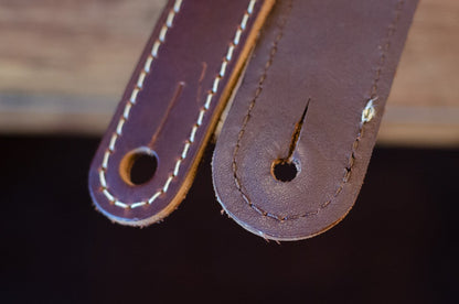 Taylor Century Strap,Cordovan Leather, 2.5", Cordovan/Cream/Cordovan