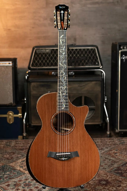 Taylor ‘24 Catch Custom C12ce 12-Fret #32 Koa/Sinker Redwood Grand Concert Acoustic/Electric Guitar with Hardshell Case