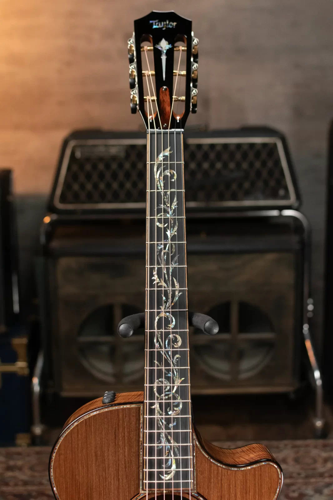 Taylor ‘24 Catch Custom C12ce 12-Fret #32 Koa/Sinker Redwood Grand Concert Acoustic/Electric Guitar with Hardshell Case