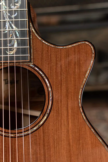 Taylor ‘24 Catch Custom C12ce 12-Fret #32 Koa/Sinker Redwood Grand Concert Acoustic/Electric Guitar with Hardshell Case