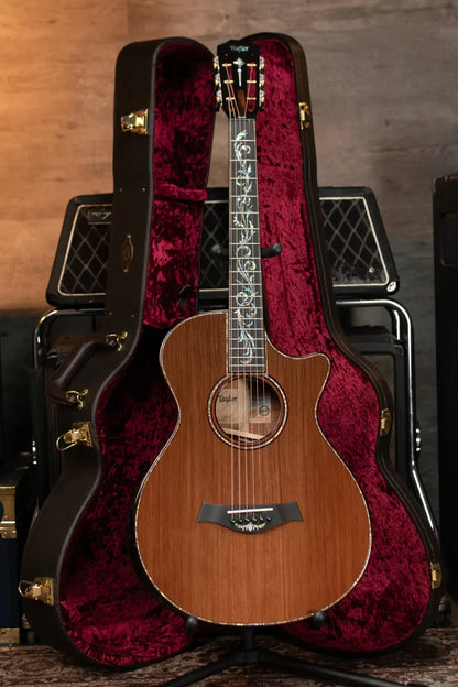 Taylor ‘24 Catch Custom C12ce 12-Fret #32 Koa/Sinker Redwood Grand Concert Acoustic/Electric Guitar with Hardshell Case