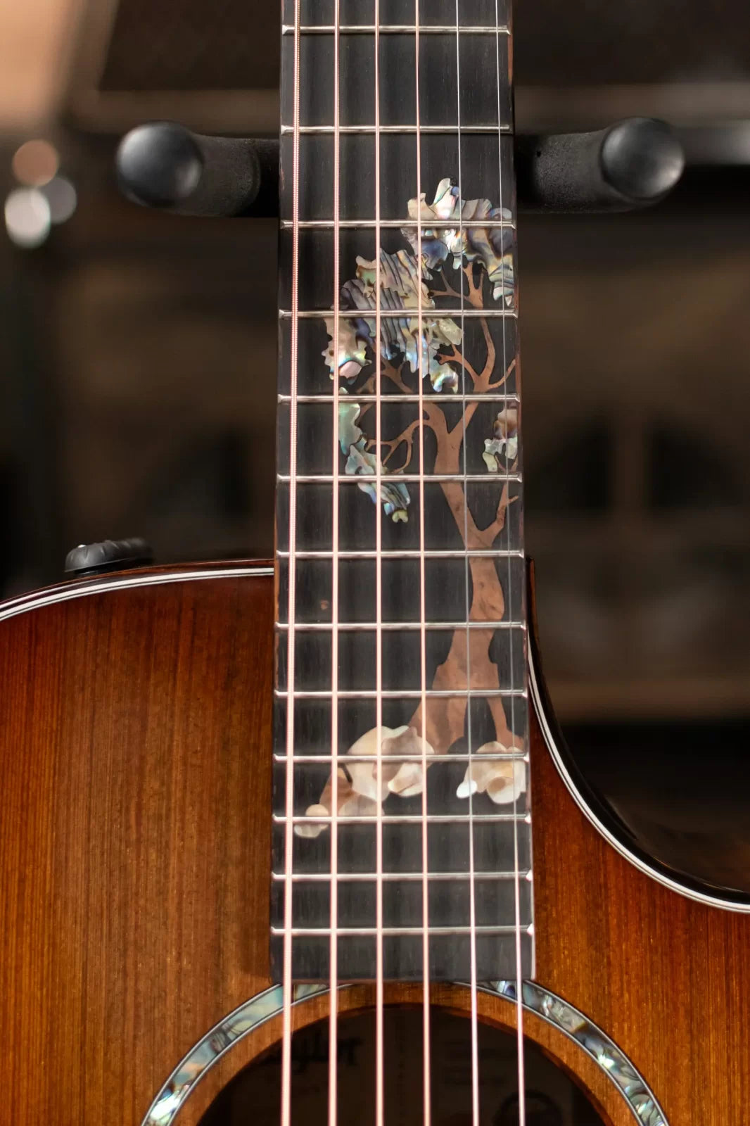Taylor Custom Shop Queen's Walnut/Redwood Grand Concert Acoustic Guitar with Hardshell Case