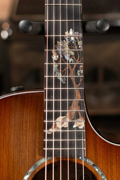 Taylor Custom Shop Queen's Walnut/Redwood Grand Concert Acoustic Guitar with Hardshell Case