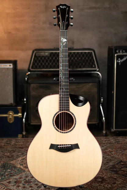 (Waiting on replacement Case 7/26/25 - CH) Taylor ‘24 Catch Custom C16ce B4025 Grand Symphony Honduran Rosewood/Lutz Spruce Grand Symphony Acoustic/Electric Guitar with Hardshell Case