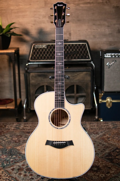 Taylor Custom Shop 614ce Grand Auditorium Acoustic/Electric - Koi Blue with Hardshell Case