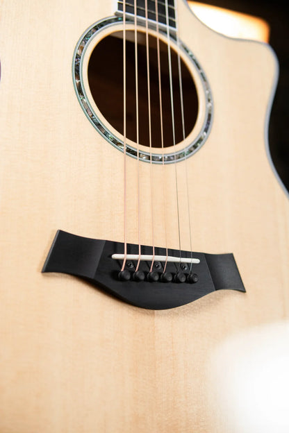 Taylor Custom Shop 614ce Grand Auditorium Acoustic/Electric - Koi Blue with Hardshell Case