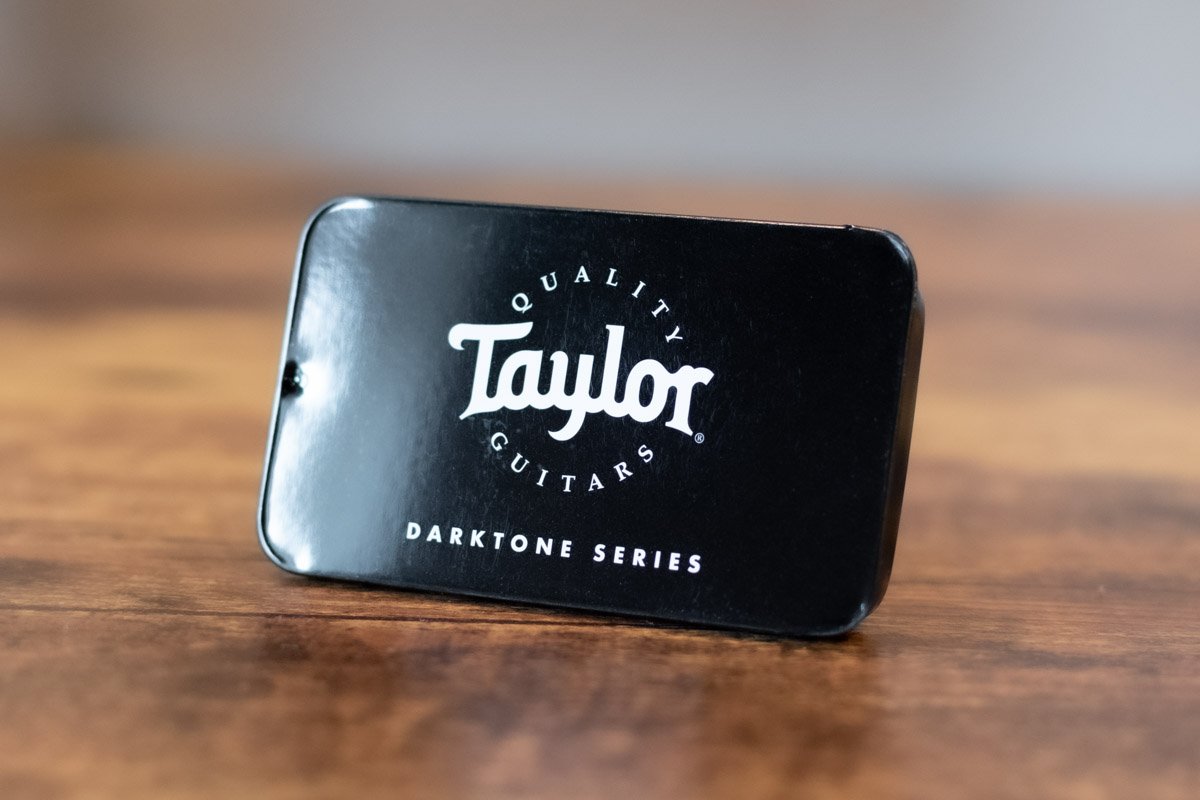 new Taylor Darktone Series Sampler Pick Tin haggertys 2