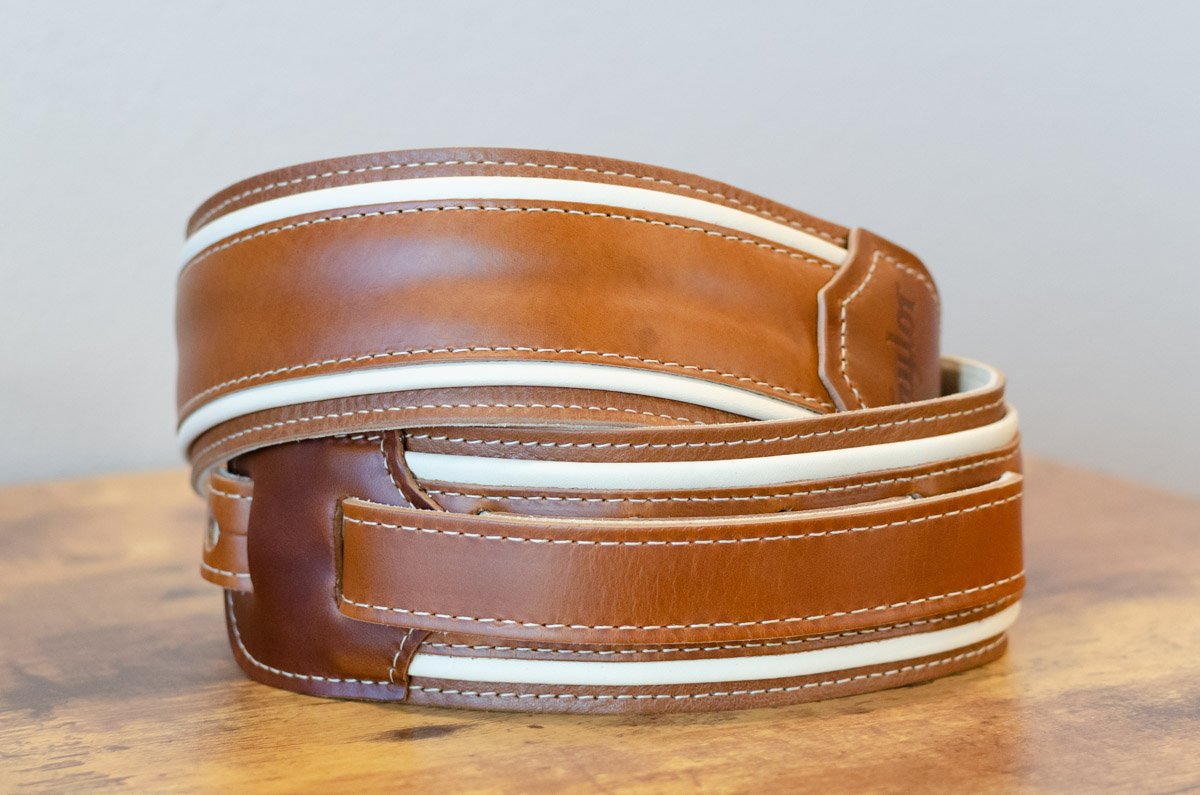 new Taylor Element Strap Brown Cream Leather 2 5 haggertys 2