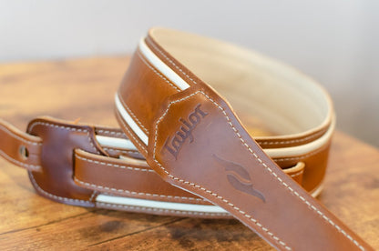 new Taylor Element Strap Brown Cream Leather 2 5 haggertys 3