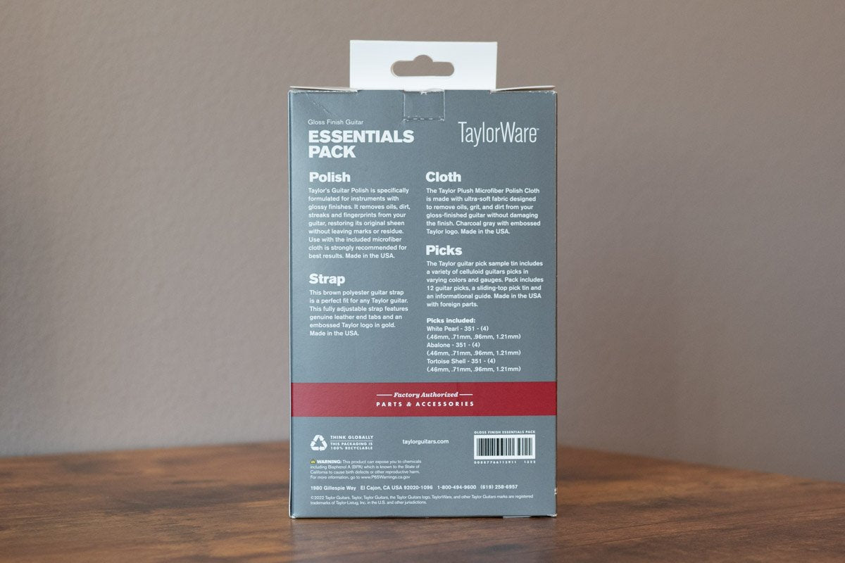 Taylor Essentials Pack Gloss Finish Guitars