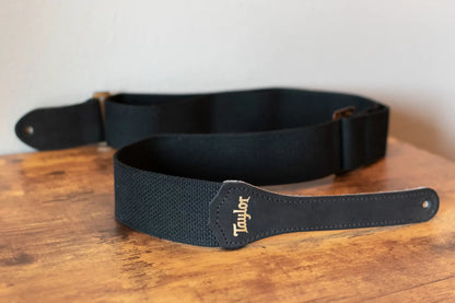 Taylor Cotton 2 Inches Guitar Strap - Black