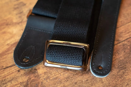 Taylor Cotton 2 Inches Guitar Strap - Black