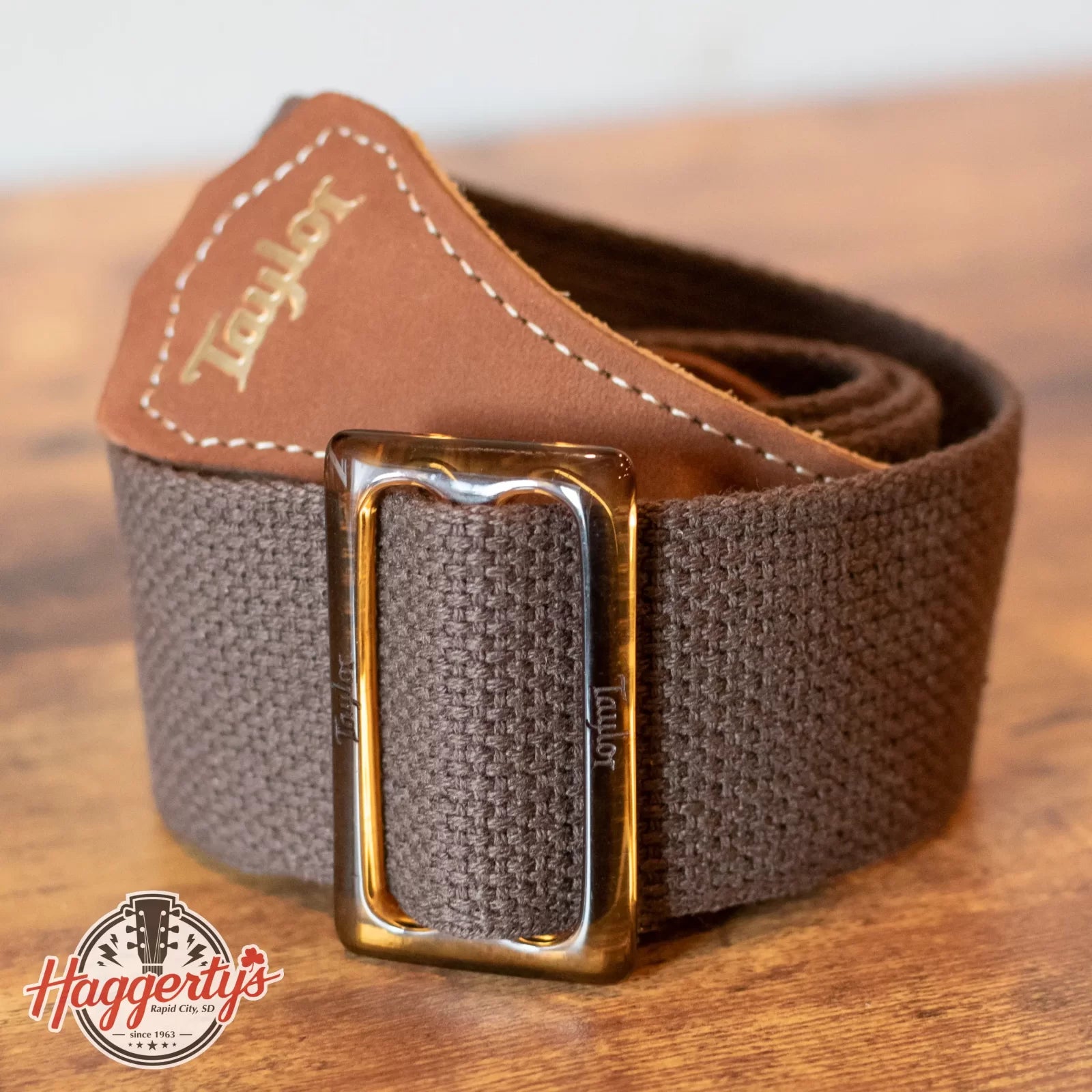 Taylor GS Mini Guitar Strap - Chocolate, 2" Cotton