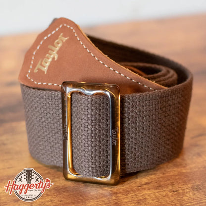 Taylor GS Mini Guitar Strap - Chocolate, 2" Cotton