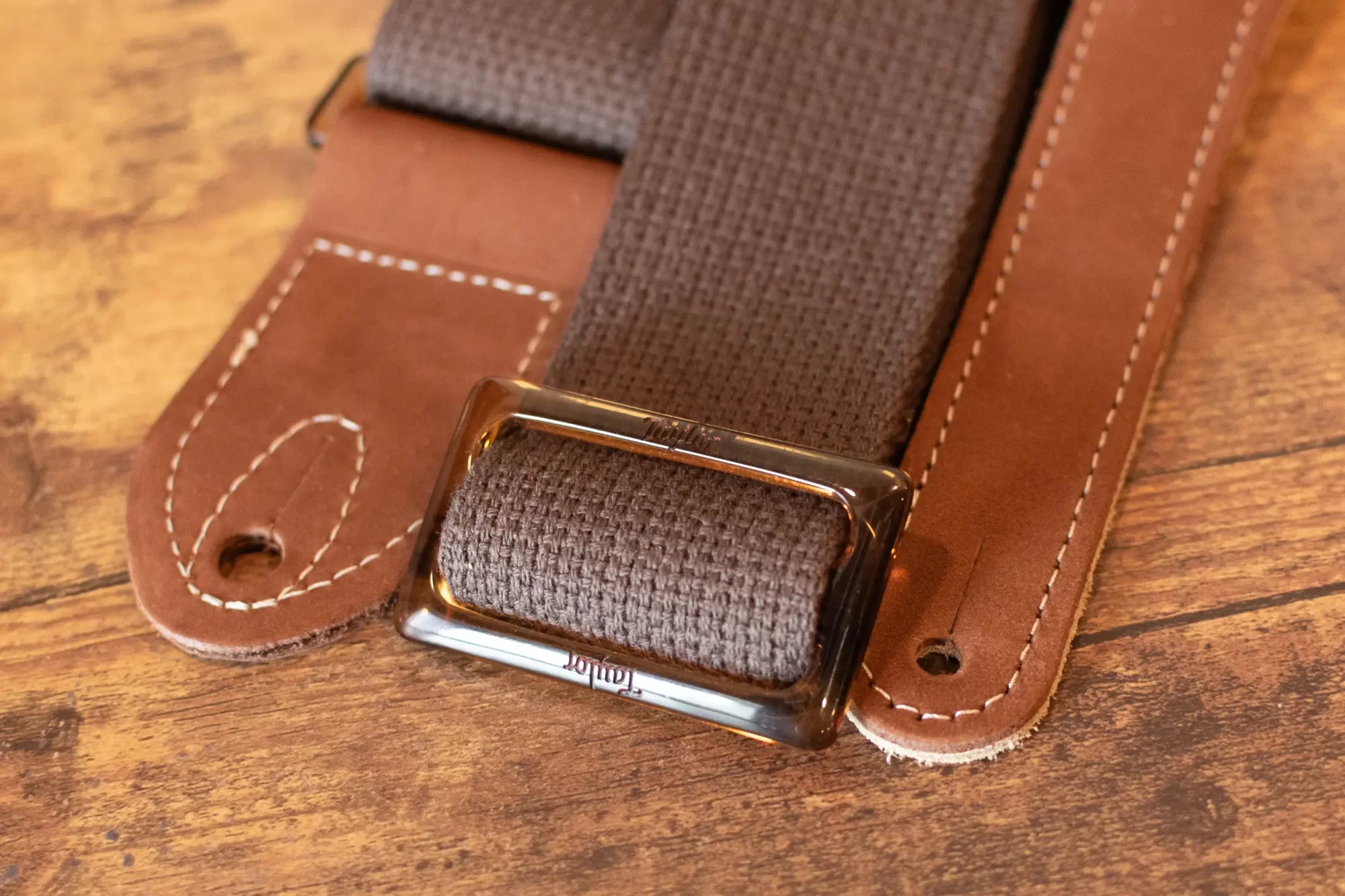 Taylor GS Mini Guitar Strap - Chocolate, 2" Cotton