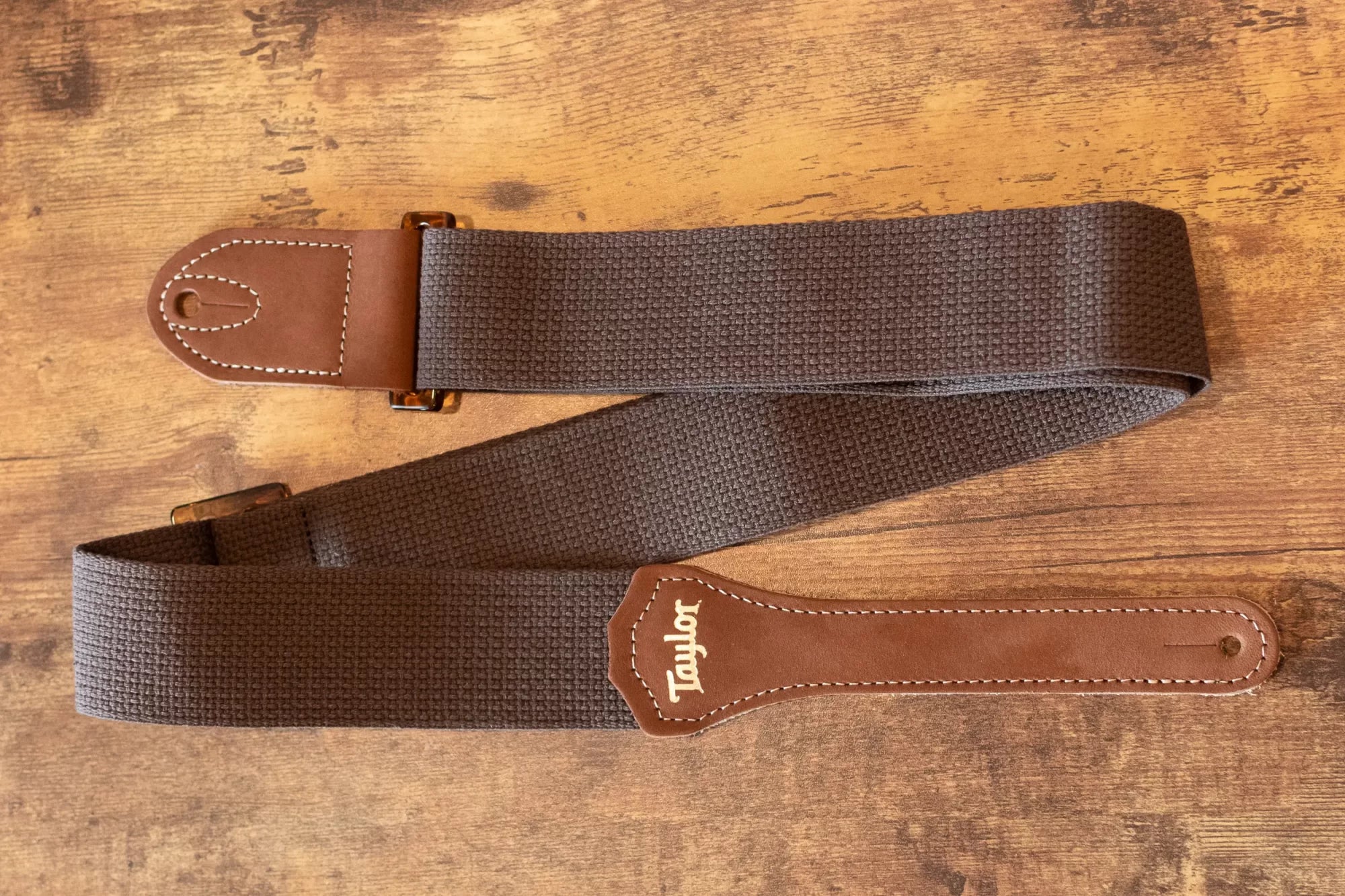 Taylor GS Mini Guitar Strap - Chocolate, 2" Cotton