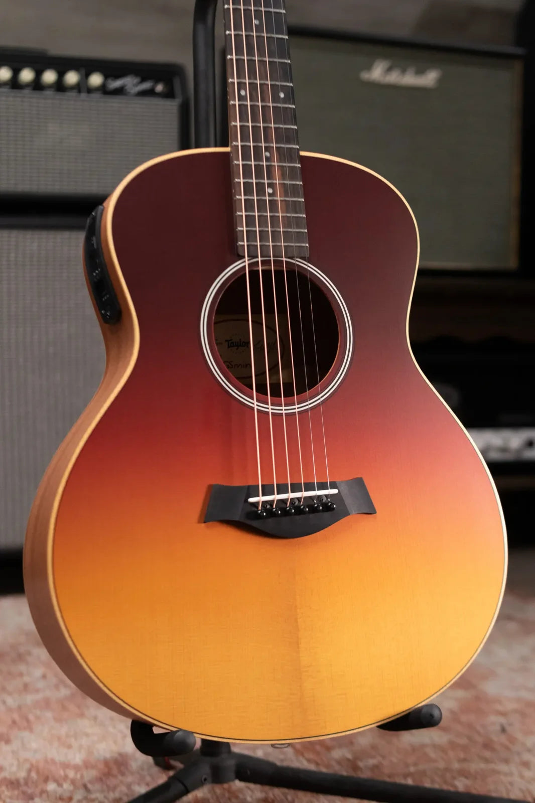 Taylor GS Mini-e Special Edition Acoustic/Electric Guitar - Sunset Fade with GS Mini Bag