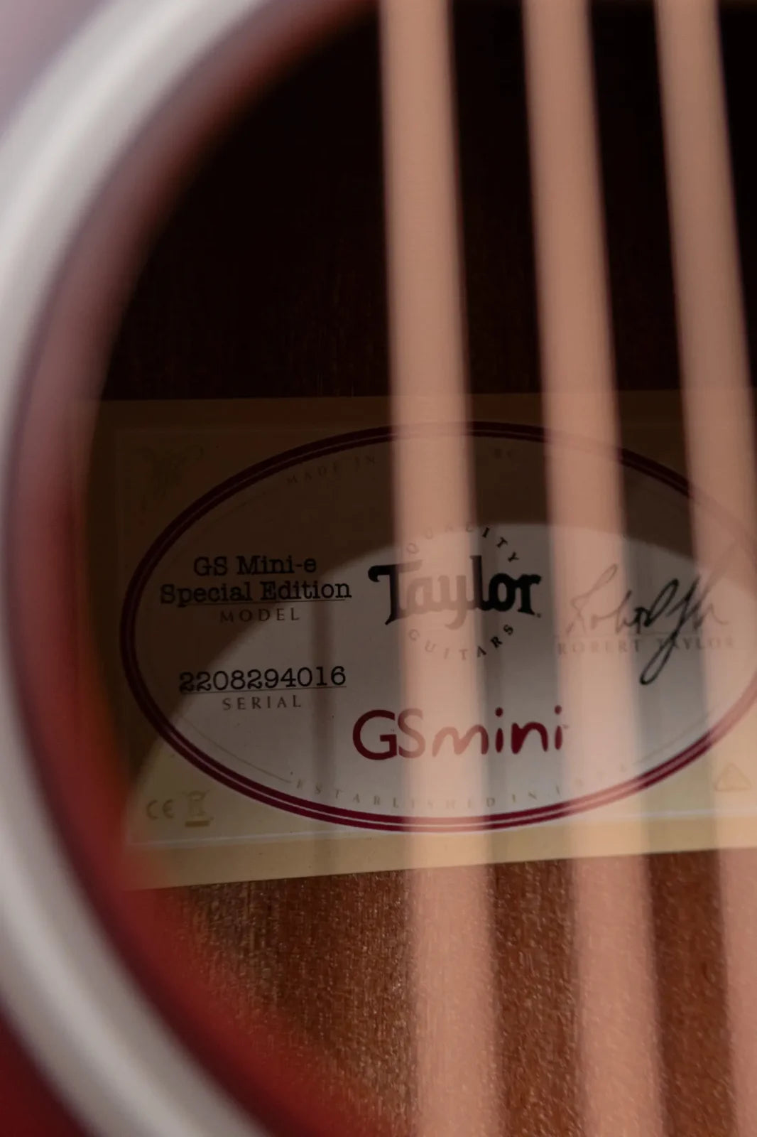 Taylor GS Mini-e Special Edition Acoustic/Electric Guitar - Sunset Fade with GS Mini Bag