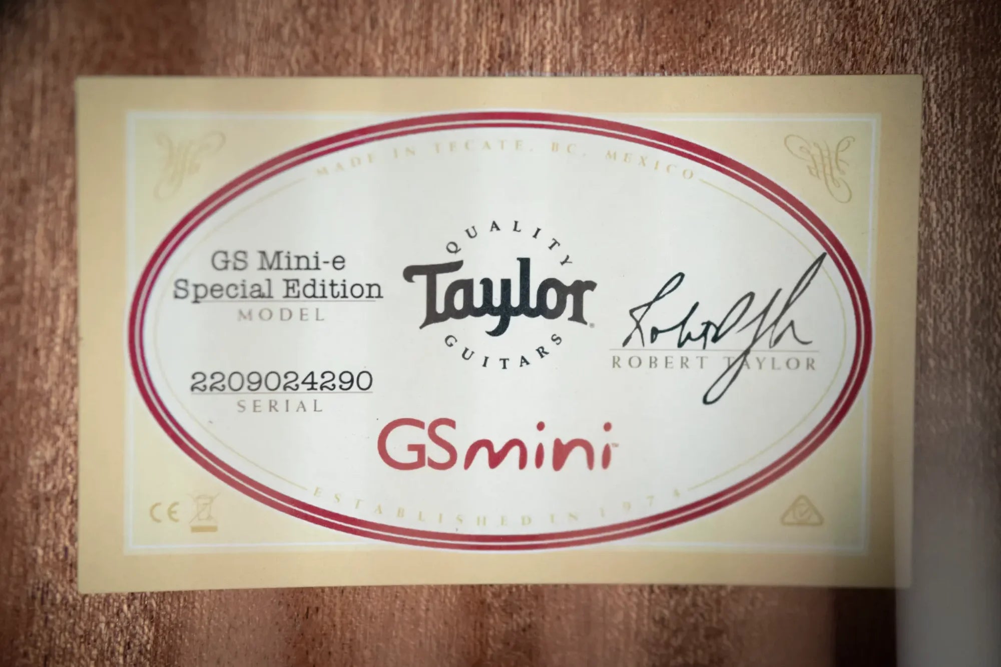 Taylor GS Mini-e Special Edition Acoustic/Electric Guitar - Victorian Burst with GS Mini Bag