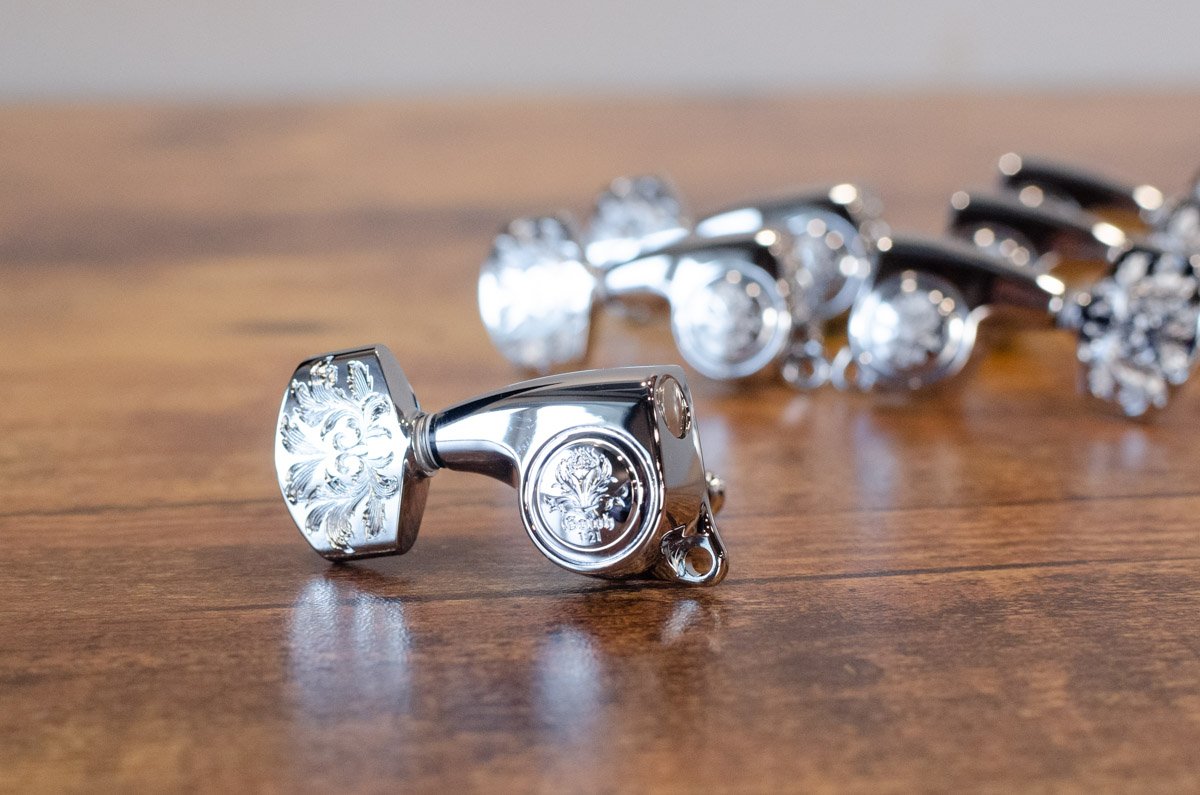 Gotoh Luxury Tuners 21:1 - 6-String, Chrome