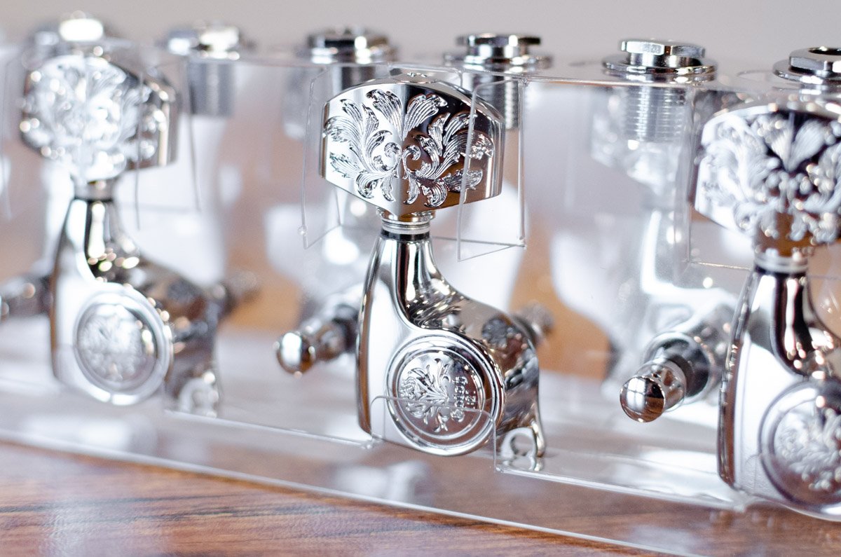 Gotoh Luxury Tuners 21:1 - 6-String, Chrome