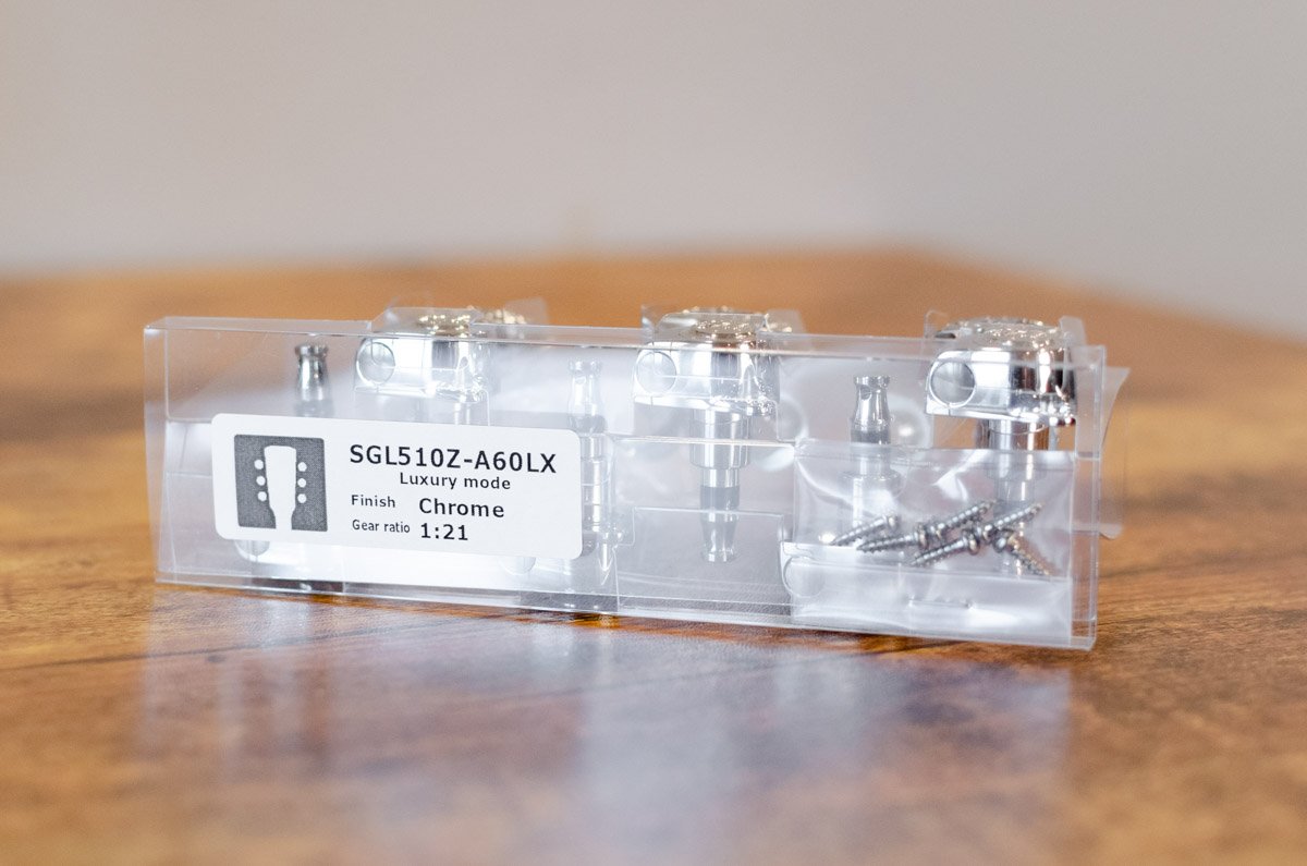 Gotoh Luxury Tuners 21:1 - 6-String, Chrome