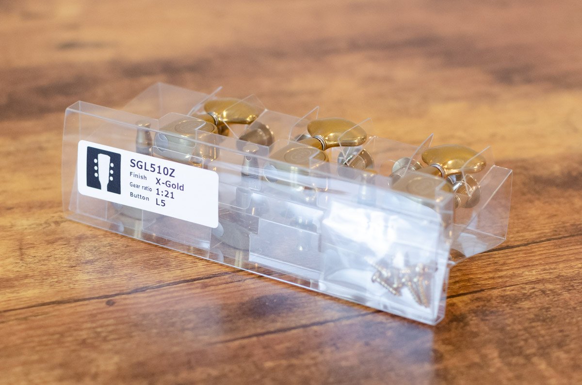 Taylor Gotoh Tuners 1:21 Ratio 6-String Antique Gold