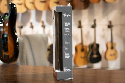 Taylor Bouquet Guitar Hanger - Ebony, Wood Inlay