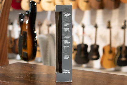 Taylor Guitar Wall Hanger - Ebony, Acrylic Logo Inlay - Floor Model