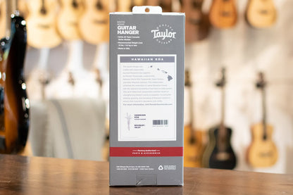 Taylor Bouquet Guitar Hanger - Koa, Wood Inlay