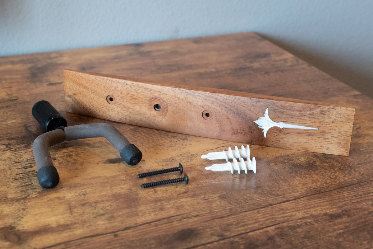 Taylor Nouveau Guitar Hanger - Koa, Acrylic Inlay